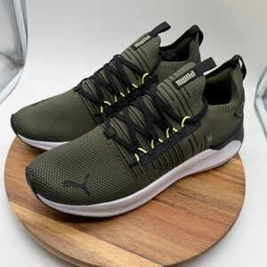 Puma Softride Symmetry Fuzion 'Dark Olive Men's Size 10 1/2 Sneaker  0439